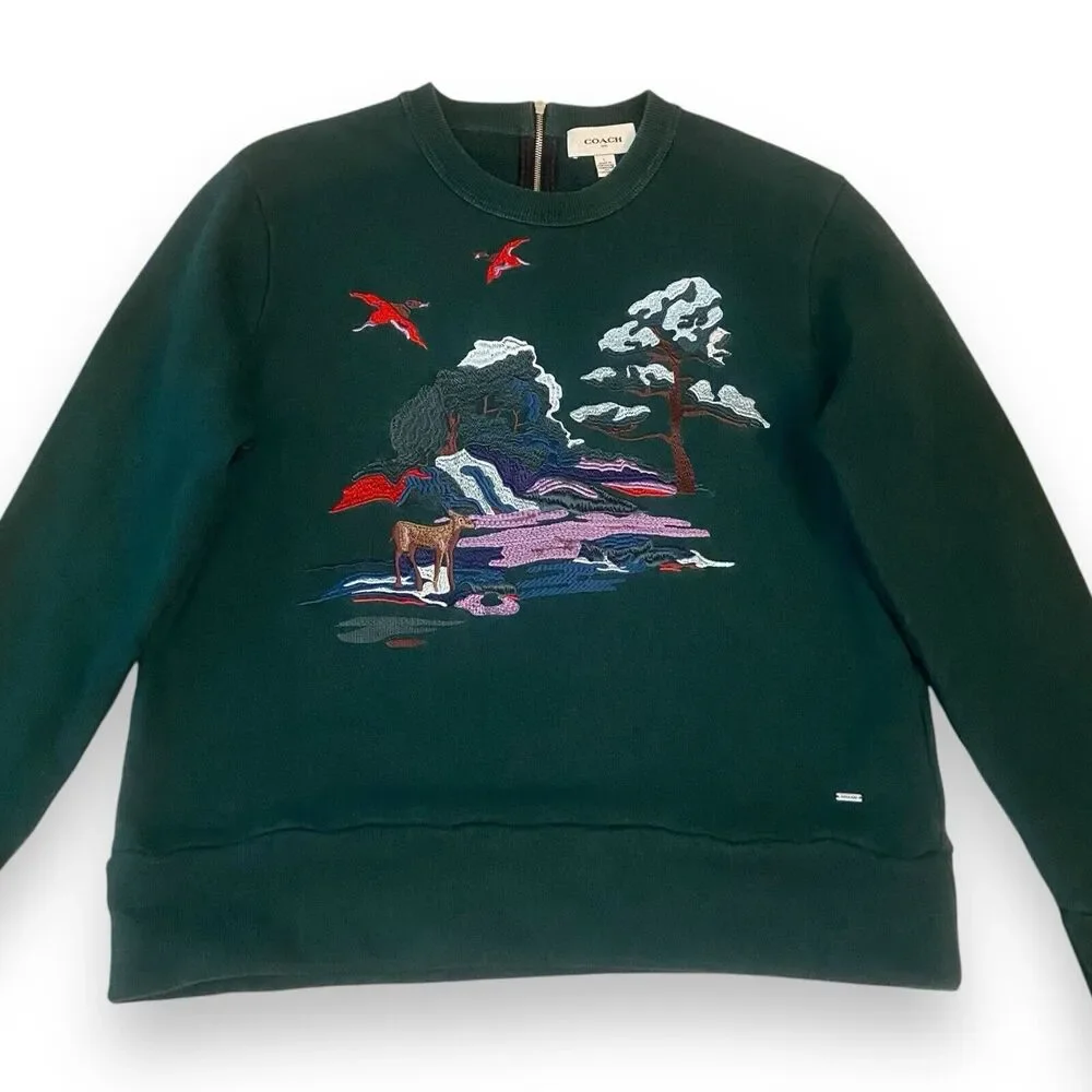 Coach rare embroidered